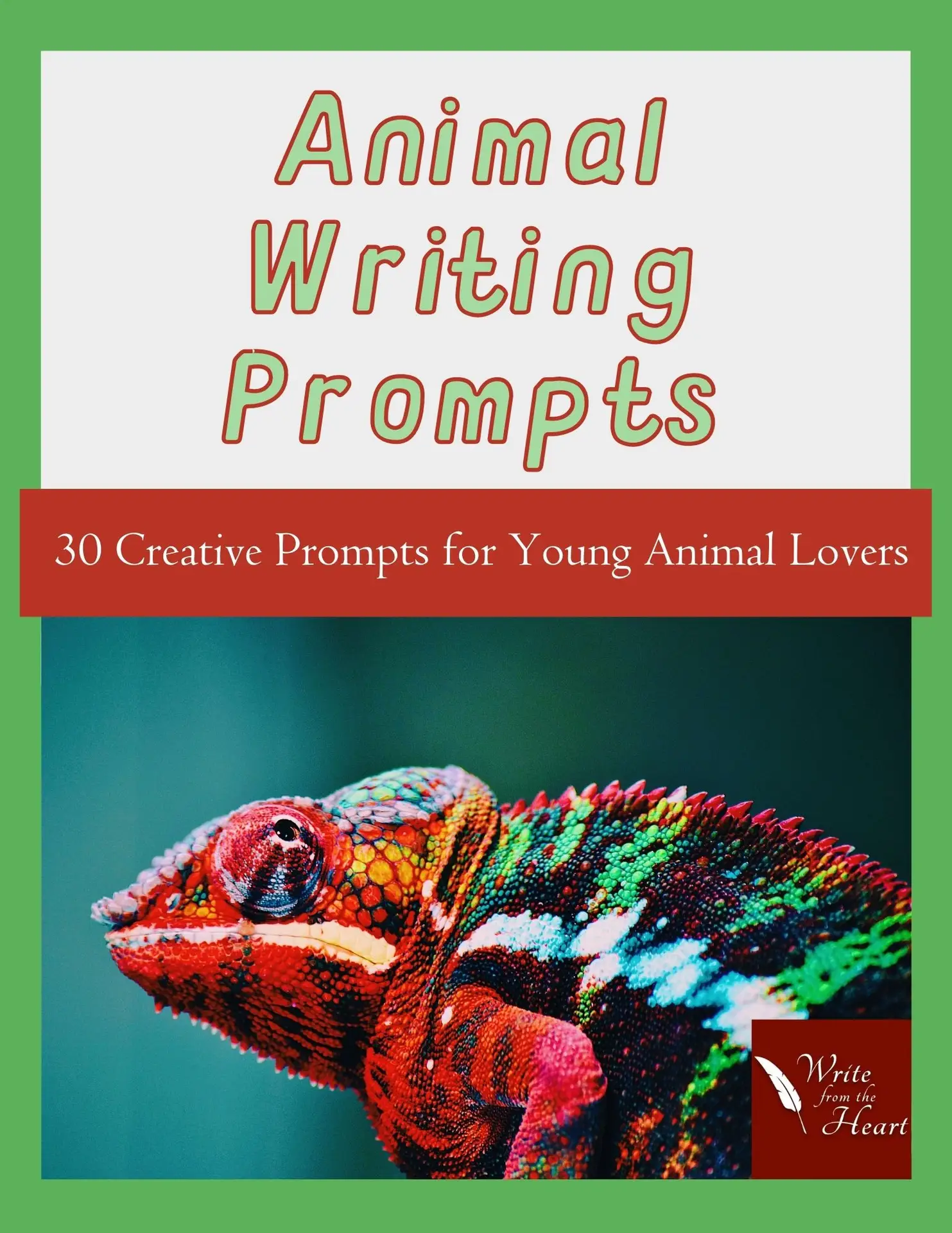 Animal Writing Prompts Journal for Kids - Write From The Heart