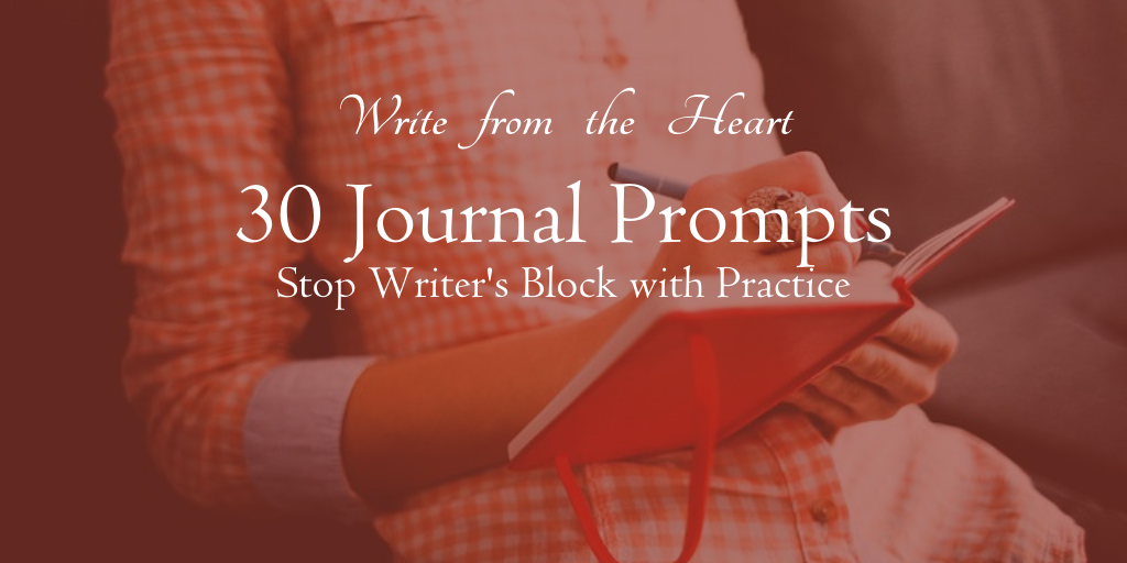 All writers get stuck behind the proverbial wall called “writer’s block.”  The key isn’t to find the perfect thing to write about; it’s just a matter of getting words on the page. And journal prompts are a fantastic way to get started.